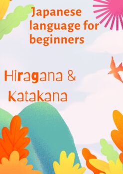 Preview of Learn Japanese Hiragana and Katakana writing worksheets for beginners