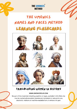 Preview of Learn Memory Techniques To Memorise Names & Faces (Trailblazing Women History)