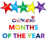 Learn Months with CreAnglais - includes creative activity 