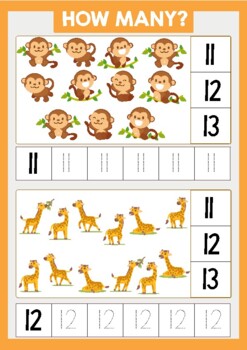 Learn Number 12 and 13 by Janti Retno Ardani | TPT