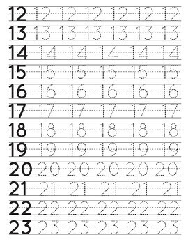 Learn Numbers 0 to 100: Fun and Easy Handwriting Practice Worksheet.