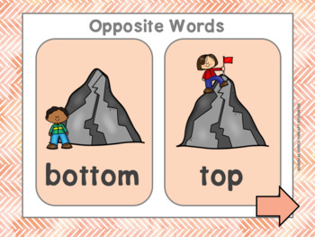 Learn Opposite Words for Kids! Digital Flashcards - NO PRINT | TPT