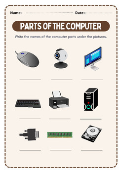 Computer Parts Worksheets - 15 Worksheets.com