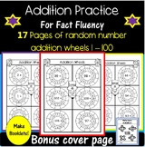 Learn & Practice addition facts with 17 pages of wheels up