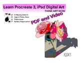 Learn Procreate 3 - PDF & VIdeo Import a photo & make art,
