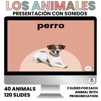 Preview of Learn Spanish | Animales | Pronunciación | Pronunciation | Presentation | BOHO