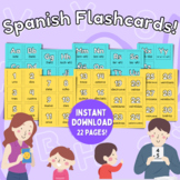 Learn Spanish Flashcards, Letters and Numbers in Spanish, 