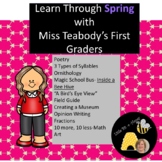 Learn Through Spring with Miss Teabody'd First Graders