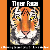 Learn To Draw A Tiger Face