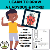 Draw A Ladybug & More! Directed Draw Writing Coloring Dot 