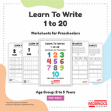 Learn To Write 1-20 Numbers