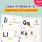 Learn To Write ABC Uppercase & Lowercase Letters Preschool
