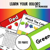 Colorful Learning Adventures: Learn Your Colors Activity P