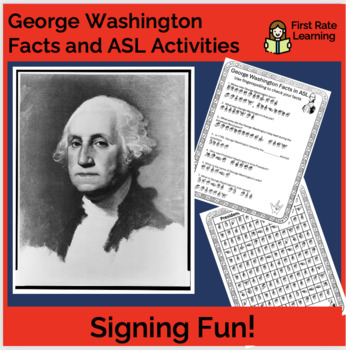 Preview of Learn about George Washington using ASL (American Sign Language)
