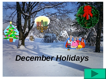 Preview of Learn about December holidays Powerpoint
