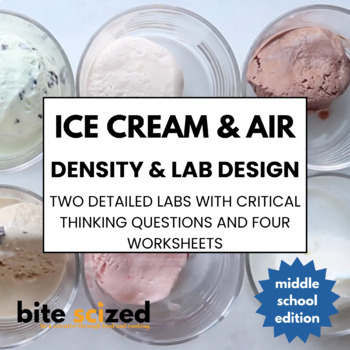 Preview of Learn about Density & Lab Design: Exploring Air in Ice Cream (Easy & Fun Labs!)