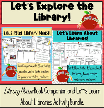 Preview of Learn about the Library Bundle with Library Mouse Book Companion