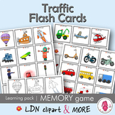TRAFFIC Flashcards, easy Prep! Have fun and play memory pr