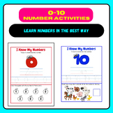 Learn number 0-10 with activities