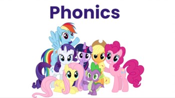 Preview of Learn phonics with My Little Pony! Level 1