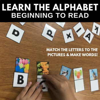 Preview of Learn the Alphabet - Beginning to Read