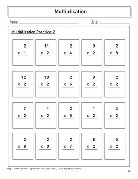 Learn the Facts! Multiplication Facts 0 - 12 by Learning With Letty