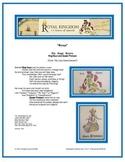 Free Song Lyric Page (RKPS "King Noun") Learn the Parts of Speech