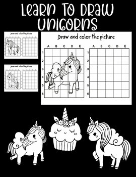 Learn To Draw For Kids Ages 4-8: Cute Stuff: Drawing Grid Activity Book for  Kids to Draw Cute Cartoons & Color Them In!