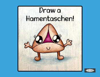 Preview of Purim Directed Drawing: Learn to Draw a Hamentaschen!