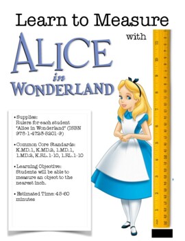 Preview of Learn to Measure with Alice in Wonderland