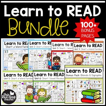 Preview of Learn to Read Bundle Pack