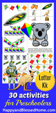 Learn to Read Letter K Activity Pack