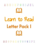 Learn to Read Letter Pack 1 (with book!)