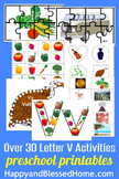 Learn to Read Letter V Activity Pack