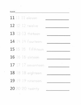 Learn to Read Number Words Worksheets - Set of Nine Worksheets | TpT