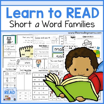 Preview of Learn to Read - Short a Unit 1