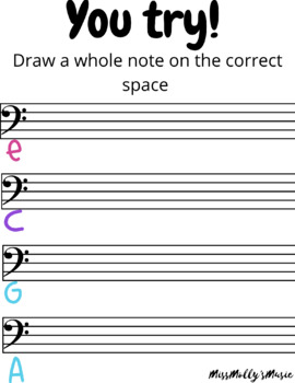 Preview of Learn to Read Treble, Bass, Alto, Tenor Clef Worksheets Bundle