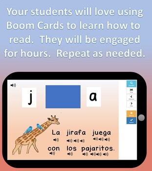 Boomcards - Learn to Read in Spanish IV - Digital Interactive Boom cards