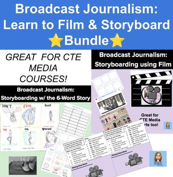 Preview of Learn to Storyboard Using Film & the 6 Word Story w/ Checklists⭐BUNDLE⭐20% OFF!
