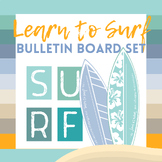Learn to Surf - Growth Mindset Beach Bulletin Board