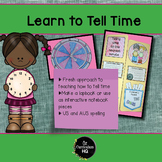 Learn to Tell Time Lap Book or Interactive Notebook