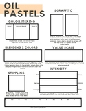 Learn to Use Oil Pastels - Worksheet