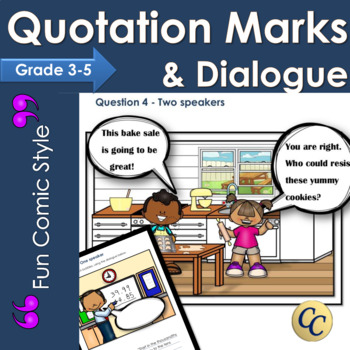 Preview of Learn to Use Quotation Marks and Write Dialogue