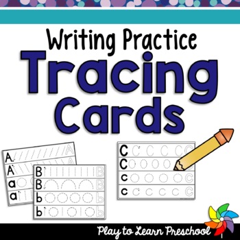 Preview of Writing Practice - Tracing Cards
