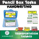 Handwriting Task Cards for Pencil Box
