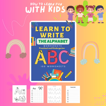 Preview of Learn to Write the Alphabet Graphic
