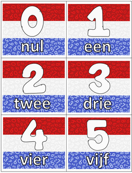 Preview of Learn to count in Dutch from 0-40 (Leren tellen in het Nederlands van 0-40)
