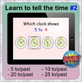Learn to Tell the Time #2 BOOM Deck - Analog Clock Practice