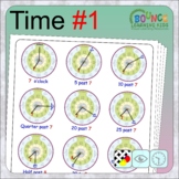 Learn to tell the time 1 (14 distance learning worksheets 