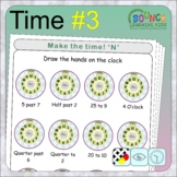 Learn to tell the time 3 (18 distance learning worksheets 